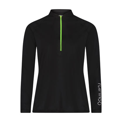 Half Zip Logo Top