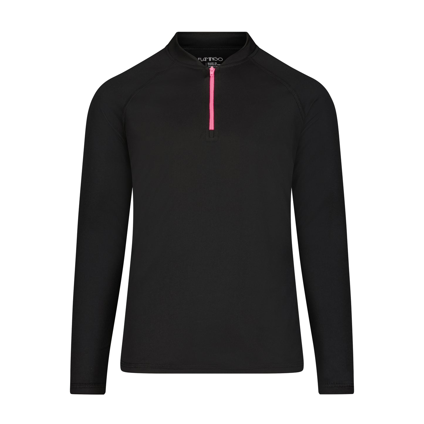 Girls Half Zip Logo Top